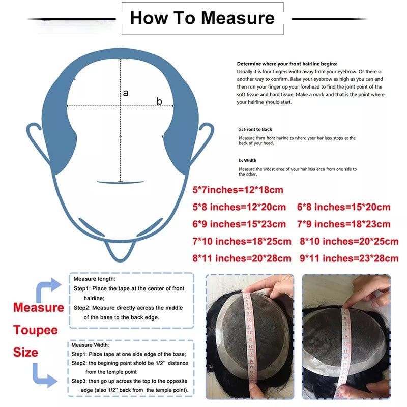 Cornrow Box Braided Men Toupee Human Hair Skin Full PU Hairpiece Breathable Replacement Hair System Prosthesis For Men Patch Wig