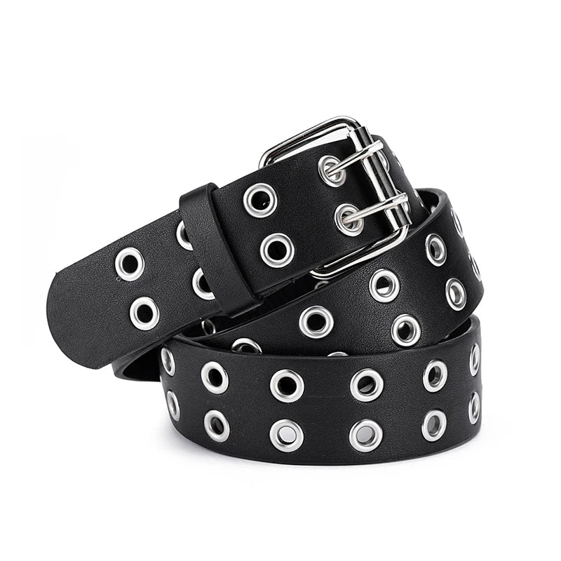 New Fashion New Bronze Bullet Belt Metal Belt Men And Women Punk Hardware Jeans Belt Y2K Belt Designer Belt Women's Belt