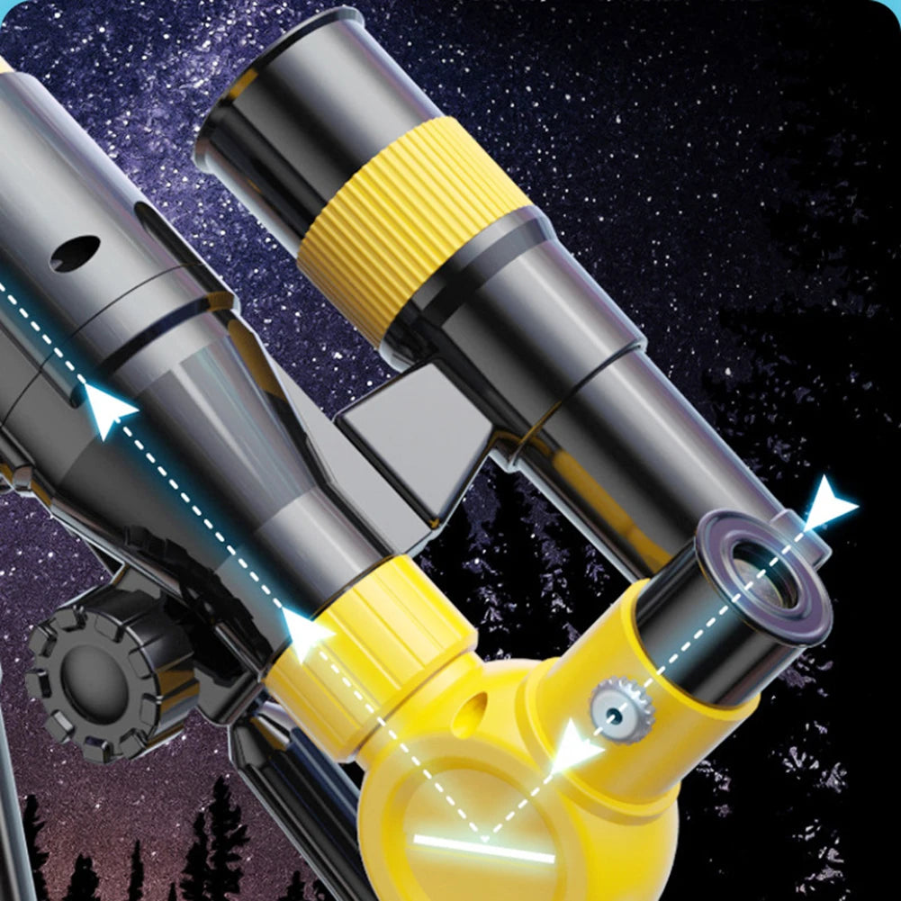 40 X Lens Astronomical Telescope Multi-Coated Optics Smart Digital Telescope with Tripod Kids Astronomy Telescope for Gift