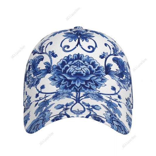 Golf Hat Men Baseball Cap Sports Vintage Baroque Flowers Snapback Hat Fashion Outdoor Hip Hop Hats For Men Women Unisex