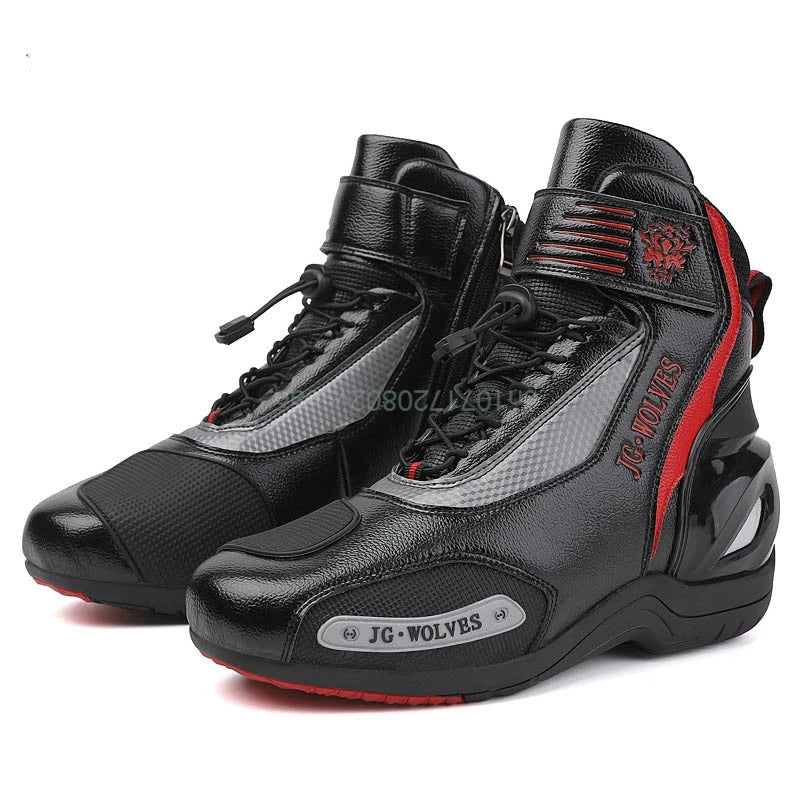 Boots For Motorcyclist Man Women Waterproof Enduro Motorcycle Boots Motorcycle Shoes Moto Hombre Anti-Fall Riding Short Boots