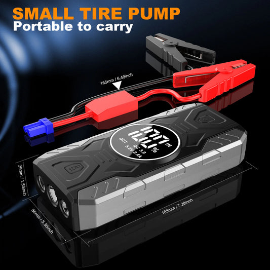Auto Battery Emerge Car Battery Starter 39800mAh Portable Car Jump Starter Starting Device Petrol Diesel Car Emergency Booster