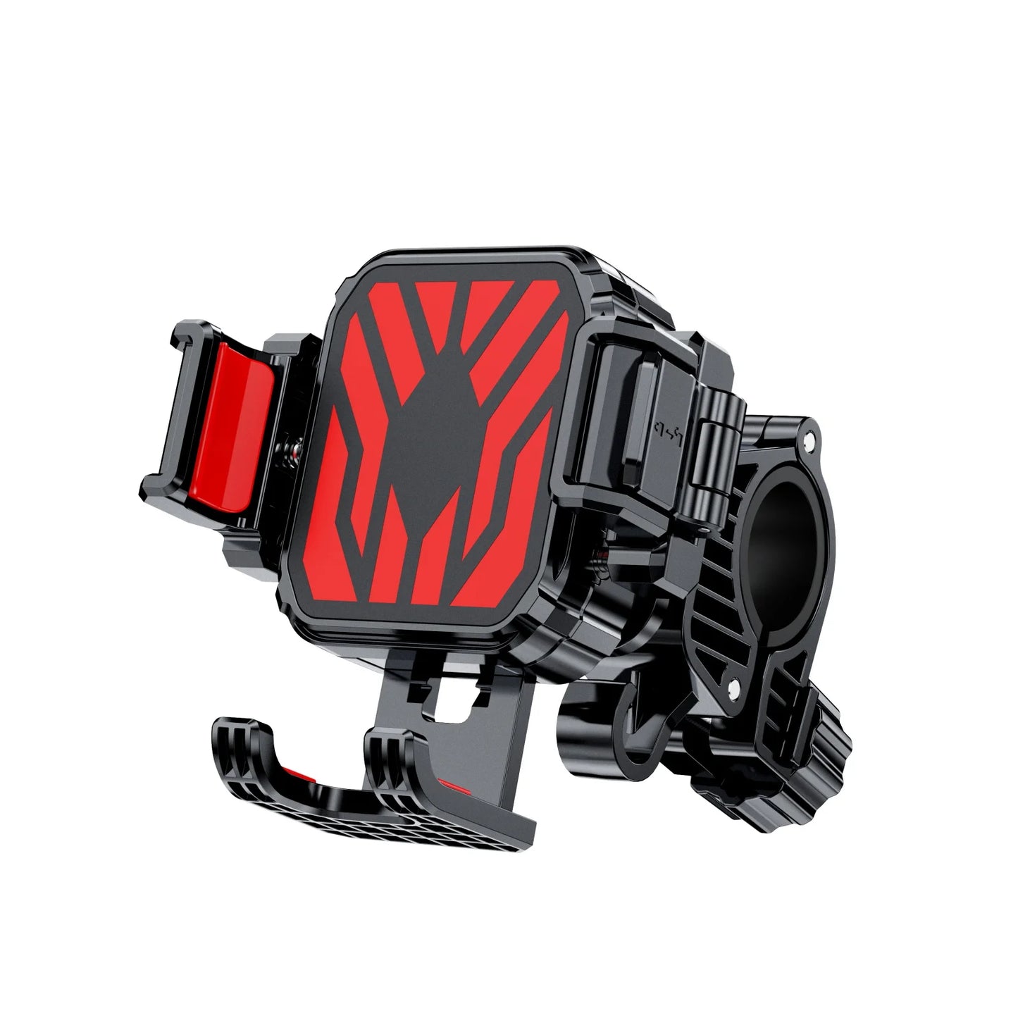 Motorcycle Riding Shock-Absorbing Phone Holder Adjustable Anti-Theft Quick Release Navigation Bracket with Mountain/Road Bicycle