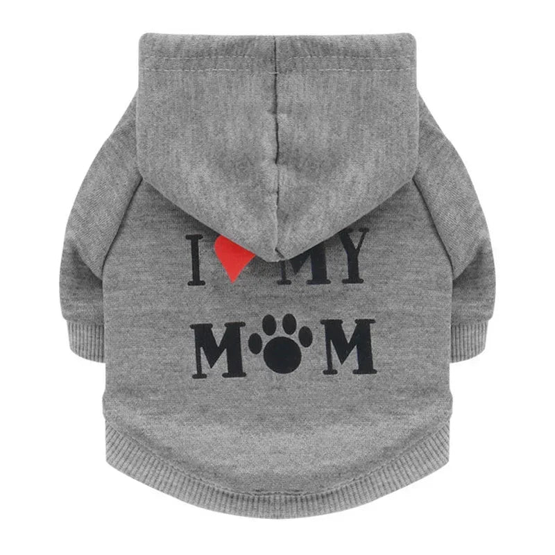 Security Dog Hoodie, Small Dog Coat, Chihuahua Sweatshirt, French Bulldog, Warm Puppy Clothes, XS-L