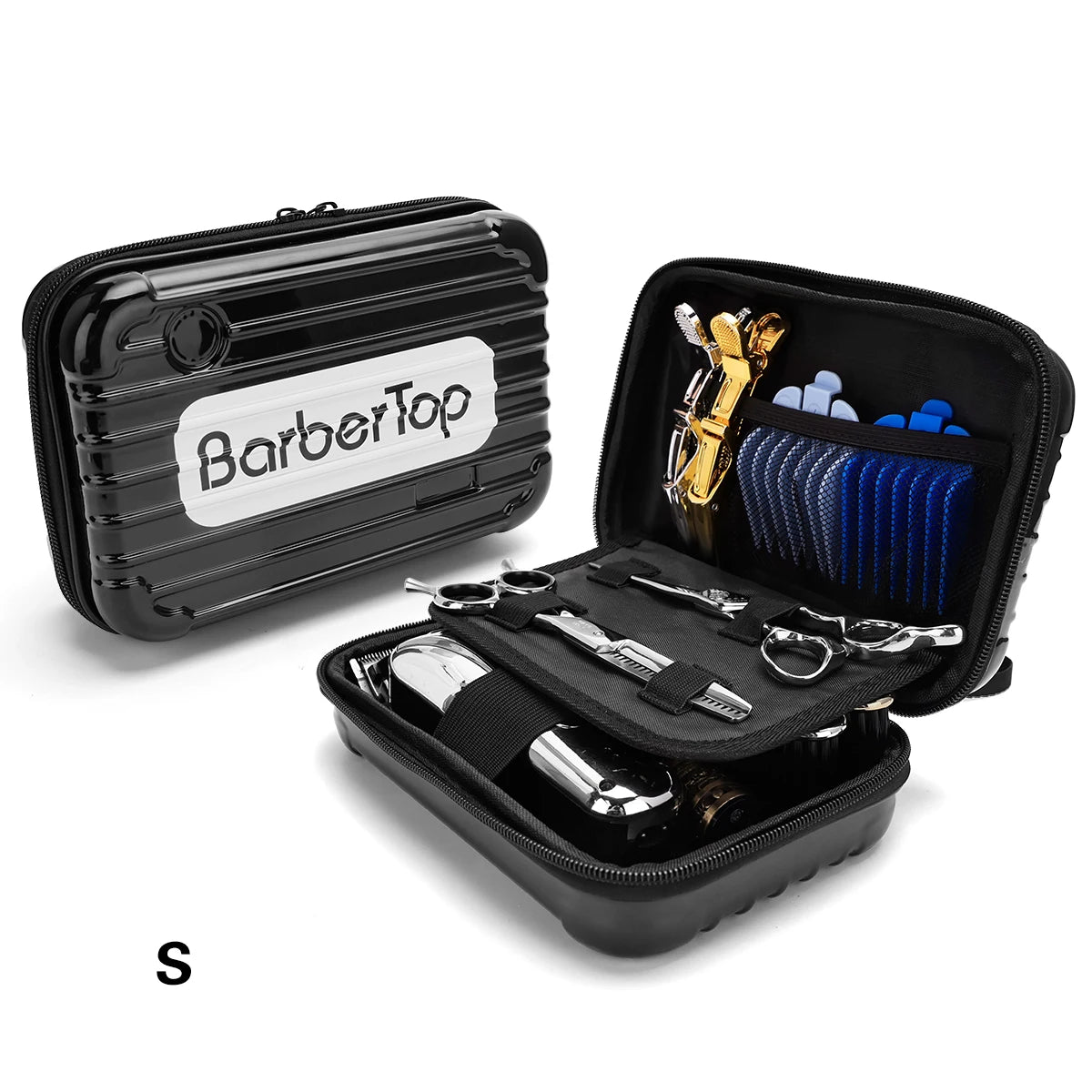 BARBERTOP Tools Storage Bag Waterproof Hair Clipper Bag Hair Cutting Scissors Shaving Kits Haircut Accessories Organizer Box