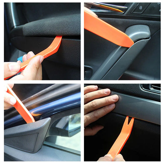 4pcs/Set Portable Car Panel Removal Tool Kit Nail Puller Radio Audio Door Pry Repair Clip Trim Dash Removal Installer Hand Tool