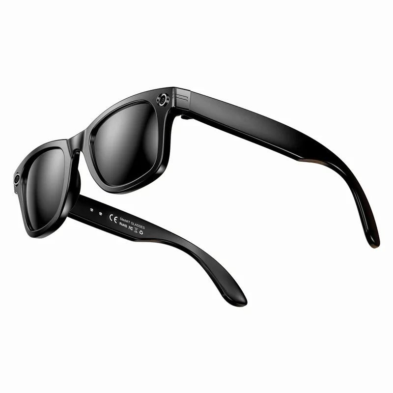 HIWEGO New Smart Glasses 8MP HD Camera AI Glasses Photo Video Recording Waterproof Mini Anti-blue Camera Glasses for Man Women