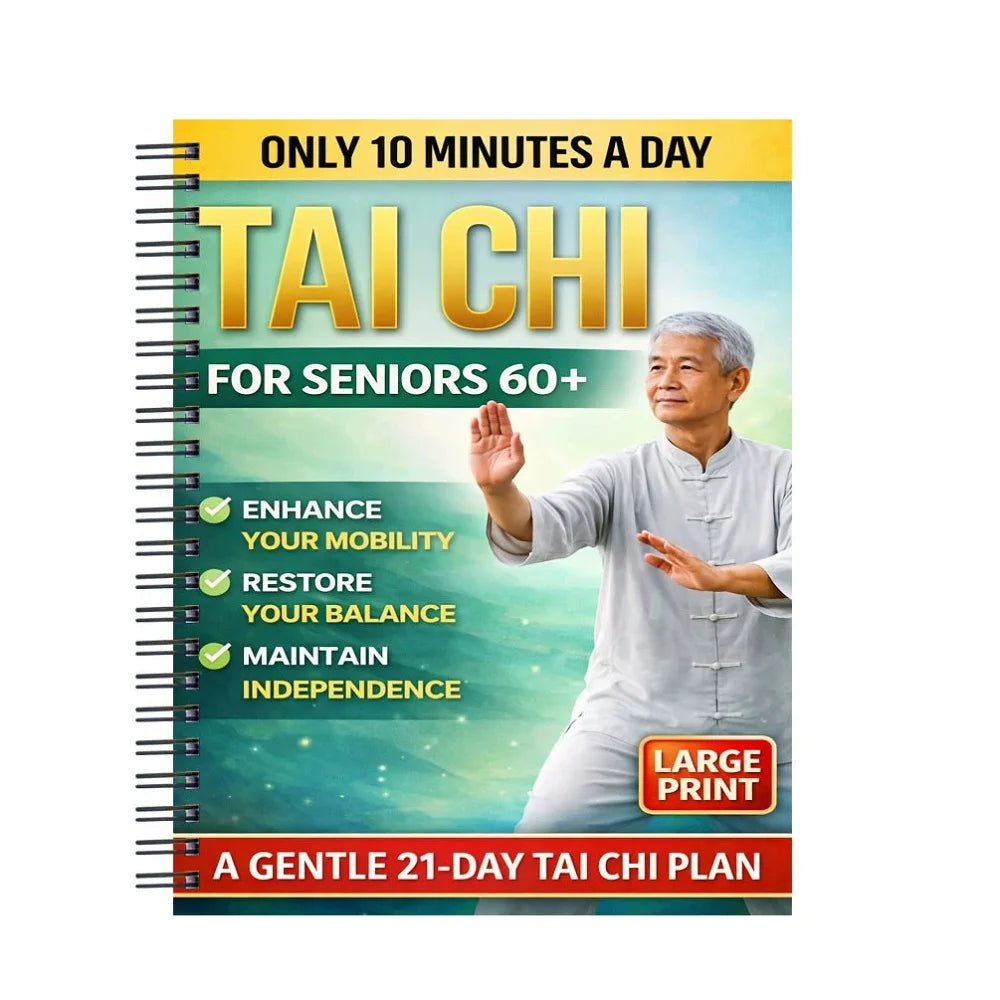 28 Days Transformation Challenge Tai Chi For Seniors Only 10 Minutes Daily Tai Chi Walking Easy 4-week Program Book