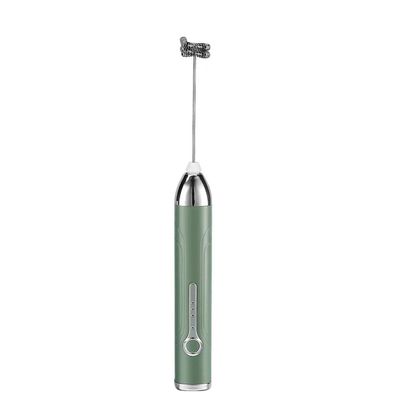 Wireless Type-C Rechargeable 3-speed Mini Handheld Milk Frother Coffee Frother Portable Kitchen Cooking Tools Whisk Foam Blender