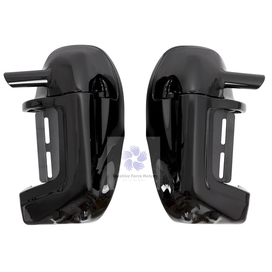 1993-2013 ABS Lower Vented Leg Fairings Motorcycle Vivid Black Warmers Glove Box For Harley Touring Electra Glide Road King FLTR