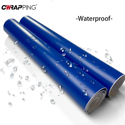 Matte Color Vinyl Car Wrap Film Foil Stickers Universal Self-adhesion Waterproof Protection Film for Car Motorcycle Accessories