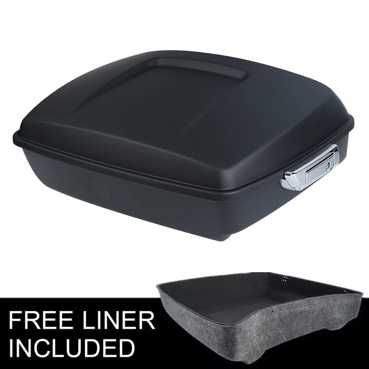 Motorcycle 10.7" Chopped Trunk For Harley Trunk Touring Road King Electra Street Glide Special 2014-2024 2019 2018 2017 CVO