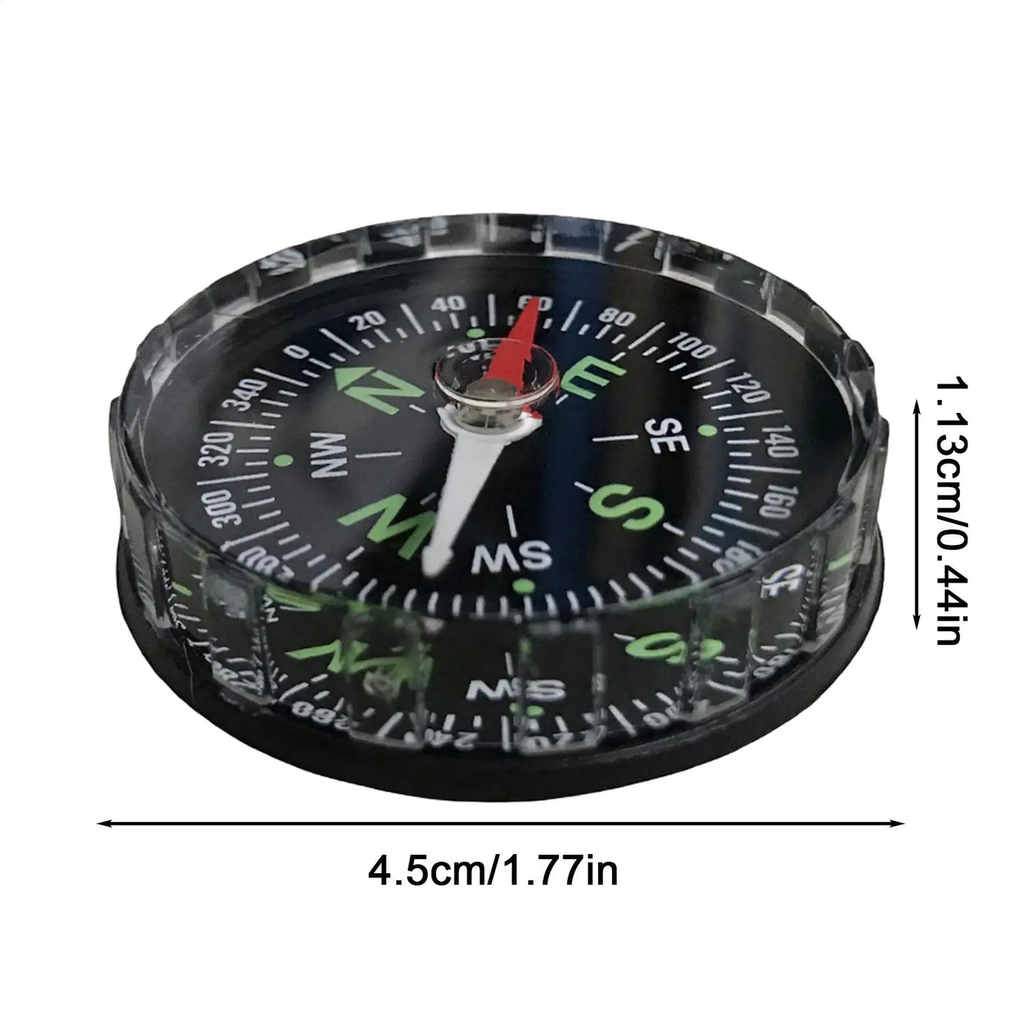 Compass Camping Waterproof Exploration Gears Sighting Compasses Mountaineering for Survival Traveling Mountaineering Boating