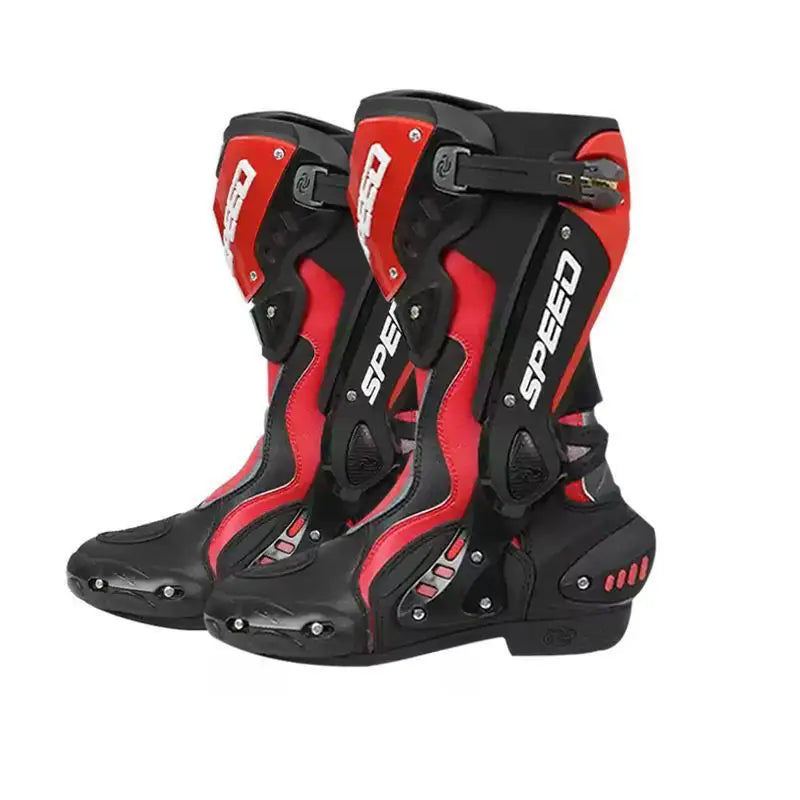 HOT Men's Motorcycle Racing Waterproof Motorcycle Off-road Racing Rally Boots Four Seasons Anti-collision Protection Rider
