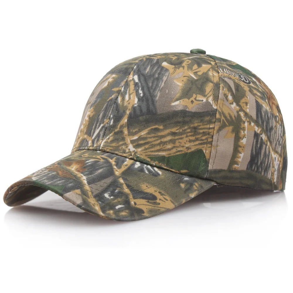 7 Colors Unisex Sports Summer Outdoor Sunscreen Hat Men Casual Cap Female Unisex Camouflage Hunting Fishing Hunting Baseball Cap