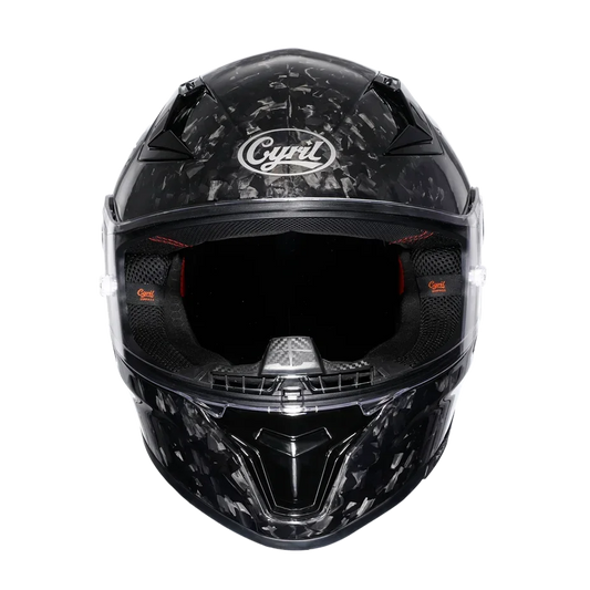 Unisex Lightweight Carbon Fiber Kevlar Full Face Motorcycle Street Bike Helmets Racing Helmet DOT ECE Approved CYRIL Casque Moto