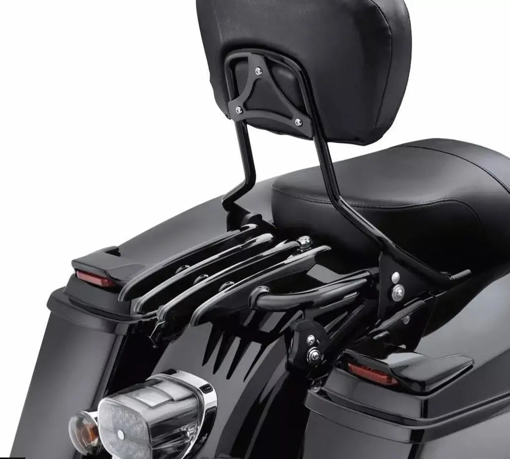 Black Stealth Luggage Rack for Harley Electra Street Glide Road King FLHX FLHT Ultra Limited 2009-2024 Motorcycle Accessories