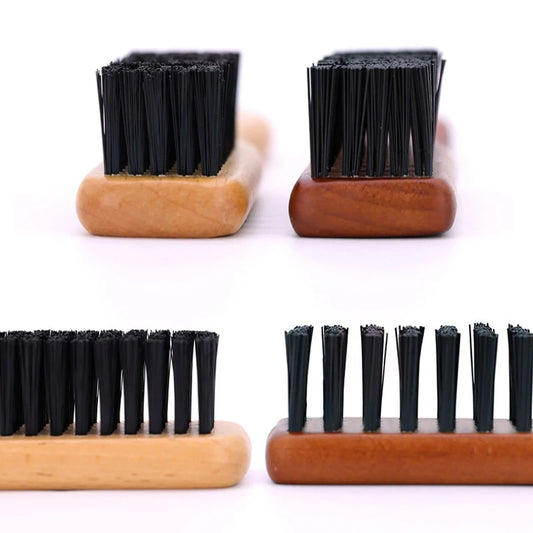 Barber Wood Handle Hairdressing Soft Hair Cleaning Brush Retro Neck Duster Broken Remove Comb Hair Styling Salon Tools Wholesale