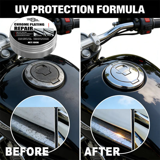 Chrome Refurbishment Paste: Polishes & Restores Car Wheels & Bumpers