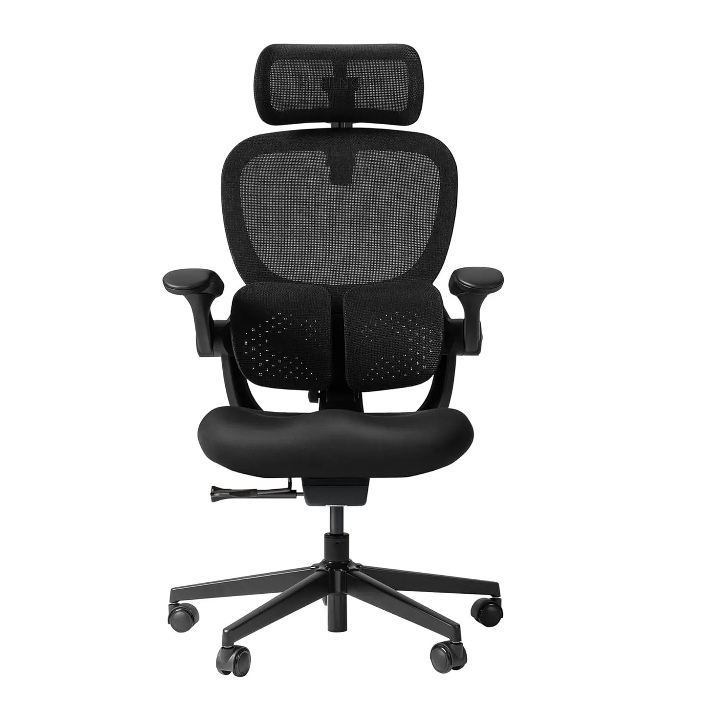 Q2 Ergonomic Office Chair with Lumbar Support & Adjustable Headrest, Cushion Seat with Flip-Up Arms, Reclining, Customized