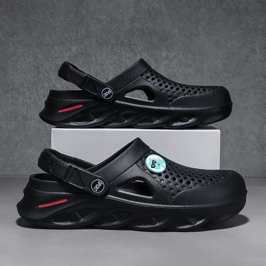 2025 New Man's Beach Sandals Summer Outdoor Platform Casual Shoes Fashion Sneakers Breathable Shoes Slippers Slippers Large Size