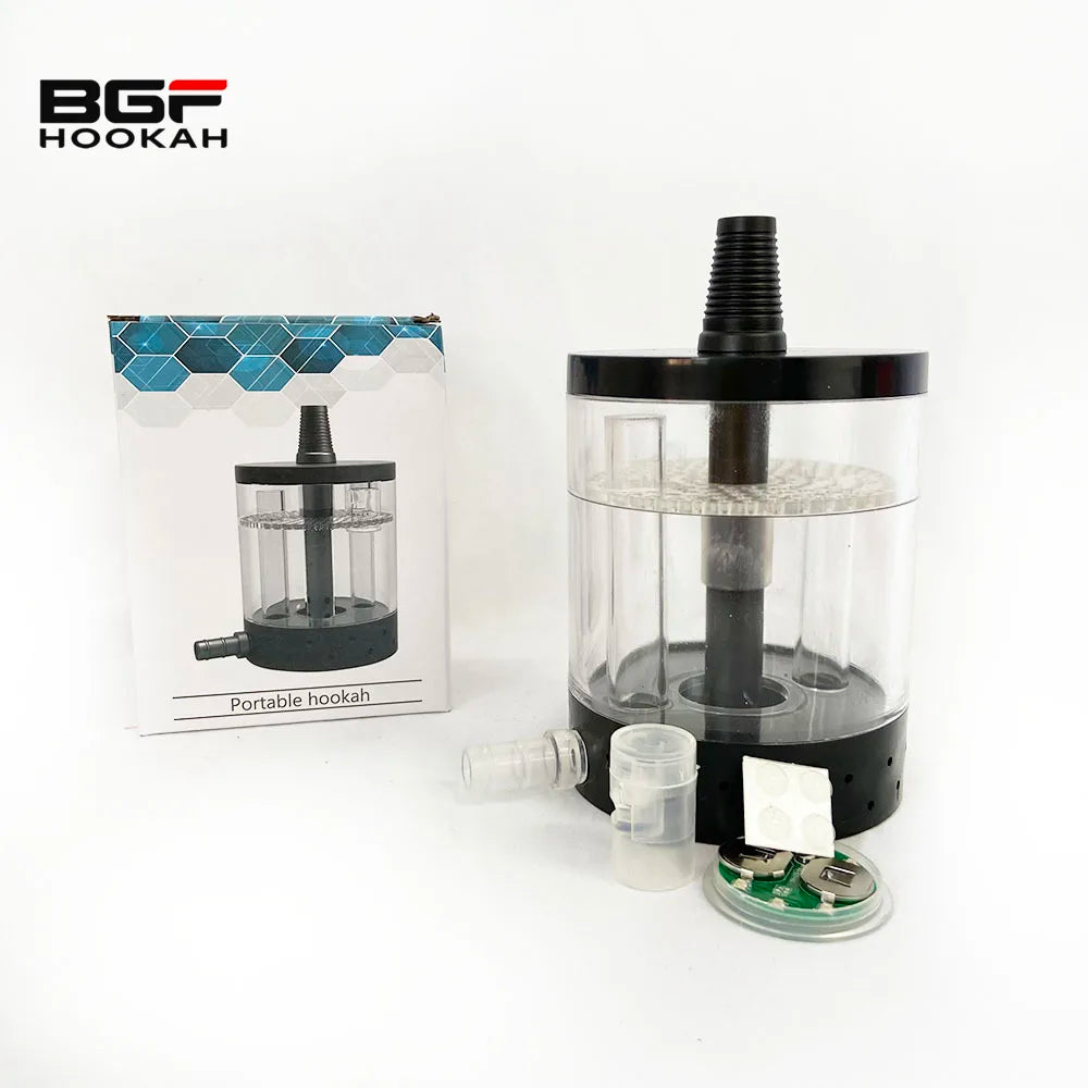 16CM Colorful Travel Portable Chicha Cup Shisha Narguil Set Hookah Cup With Led Light