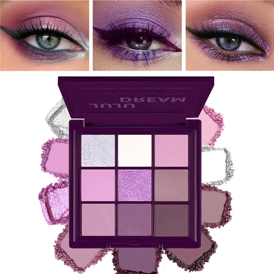 Complete Makeup Set - Includes Blush, Eyeshadow, Contour Pencil, Lip Gloss and Brow Pencil - Full Coverage Glossy (10-Pack) Kit