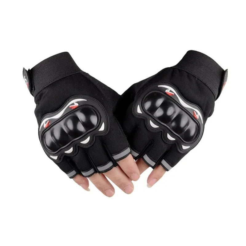 Motorcycle Gloves half Finger Tactical Knuckles Protective Motocross Gloves Durable Riding Working cycling Gloves