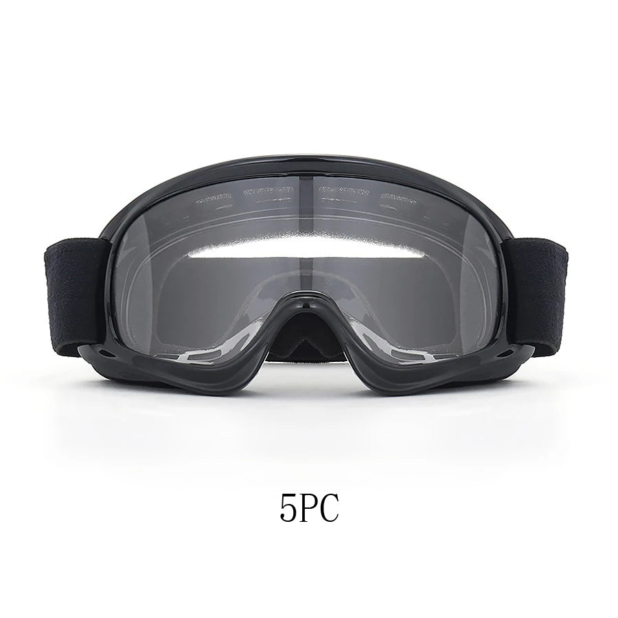 Kids Motorcycle Goggles - UV Protection Riding Glasses for Boys & Girls, Dirt Bike & ATV Windproof Eyewear