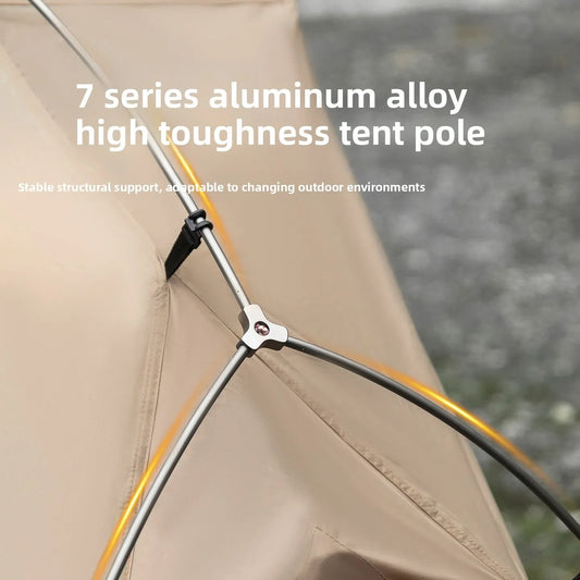 MOUNTAINHIKER Nwe Single Camp Bed Tent Outdoor Waterproof Rainproof Multi-purpose Leisure Camping Tent for Hiking And Travel