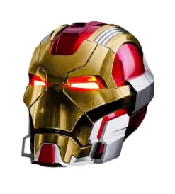 Iron Man MK17 Jarvis Voice Controlled Auto Open Close Electronic Helmet Mask Face Cover Collectible Toy Decor For Superhero Fans