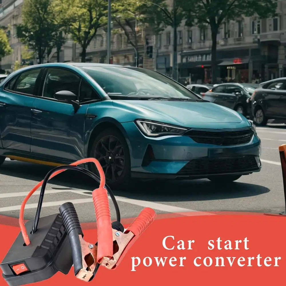 Portable Car Battery Jump Starter Jump Box Lithium Battery Converter - Compact Power Pack for Emergency Vehicle Starting
