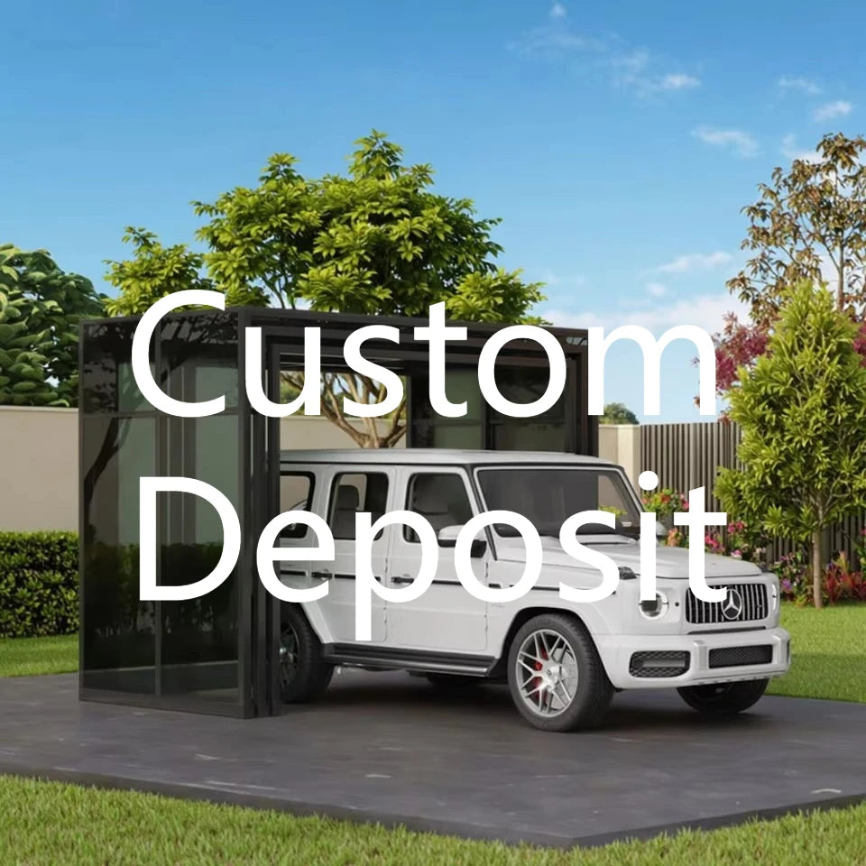 Any Size Custom Retractable Foldable Carport Heavy Home Villa Patio Durable Waterproof Windproof Sun Shade Car Garage Safe Tough