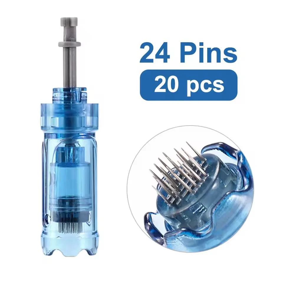 Bayonet Cartridge Needle for Dr Pen M8S /A8S/ A9/ A11 Microneedle 12/ 18 /24 /36 /42 Pin / Round Nano / 3D Replacement Tip Head