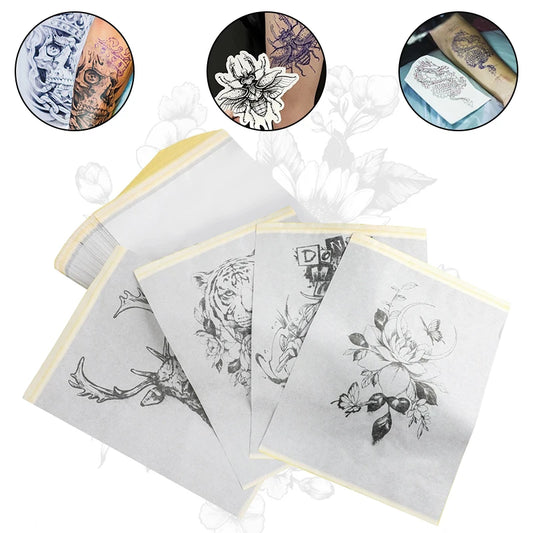 10/30/50/100Pcs Tattoo Transfer Pape A4 Size Stencil Paper Copy Paper Thermal Paper for Tattoo Transfer Tattoo Supplies