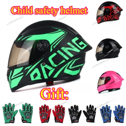 Children Helmet Safety Kid Riding Helmets New CuteFull Face For Four Seasons Outdoor Sports Head Bicycle Motorcycle Helmet