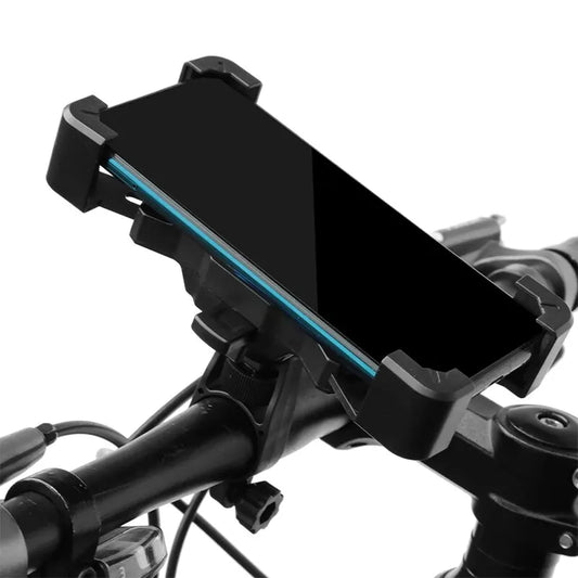 360 Degree Rotatable Bike Phone Holder Universal Bicycle Riding Motorcycle Smart Phone Stand Shockproof Mobile Phone GPS Bracket
