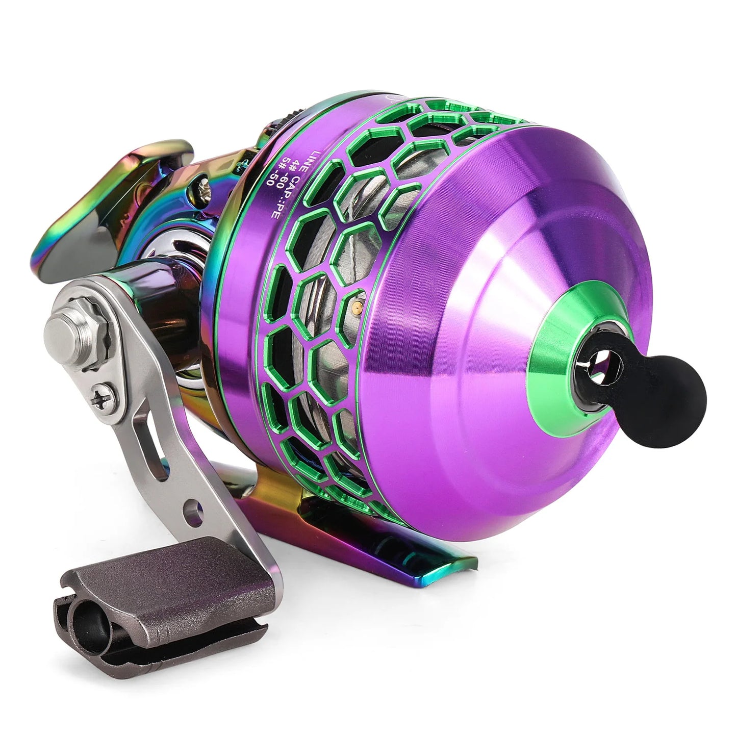 Sougayilang Colorful/Silver Fishing Reel 3.9:1 Gear Ratio&Double Roller Pin Paired with High Quality Ball Bearings Fishing Gear