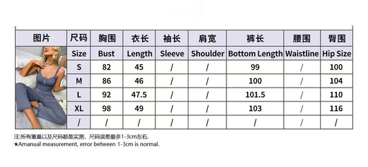 New Women's two-piece pajama set with solid color lace edging sexy slim fit suspender and pants soft and comfortable pajamas set