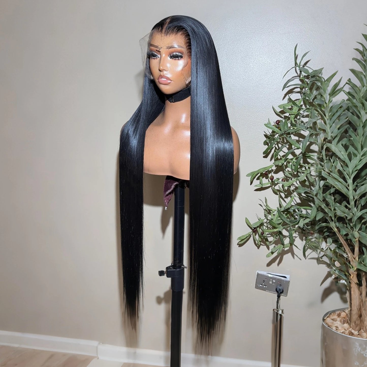 13X4X1 Lace Front Wig Synthetic 99J Red Burgundy 613 Honey Blonde Ginger Color Straight Prepluck Baby Hair Daily Party Glueless