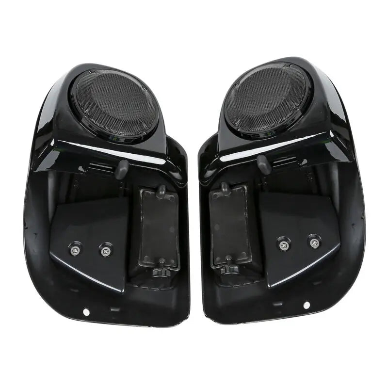 Motorcycle Lower Vented Leg Fairing + 6.5" Speakers W/ Grills For Harley Touring Electra Glide Road King Street Glide 2014-2024