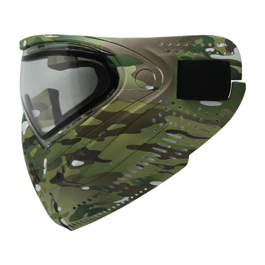 GREAT Lotus Camo Tactical PAINTBALL MASK Airsoft Mask with DYE I4 Thermal Lens