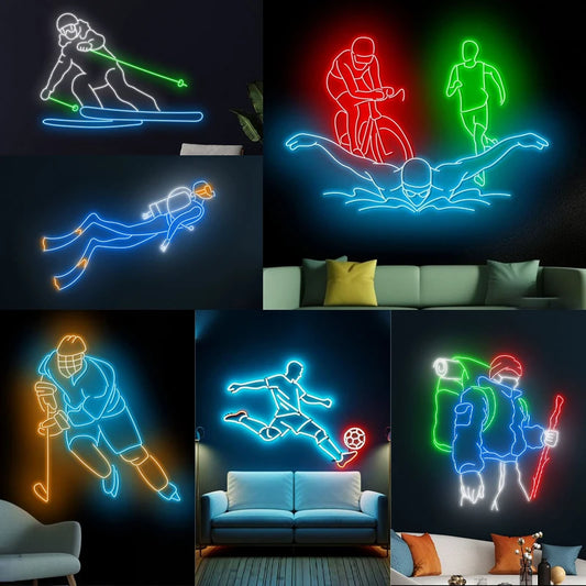 Custom Led Neon Signs Light Letters Name Personalized LED Channel Logo Signage for Gym Shop Business Wedding Room Drop Shipping