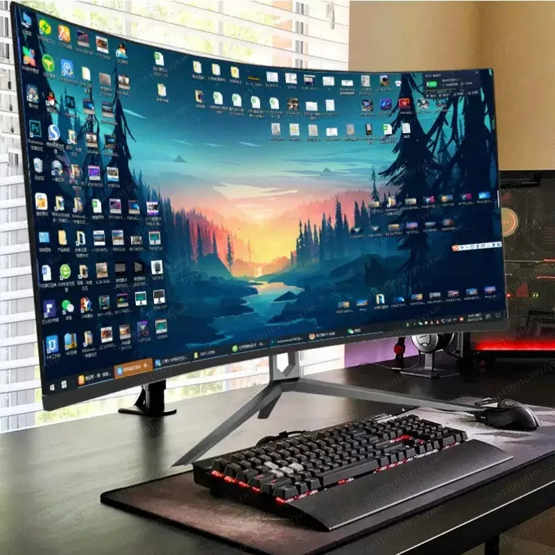 27 inch curved gaming monitor 2K high definition 144Hz refresh rate