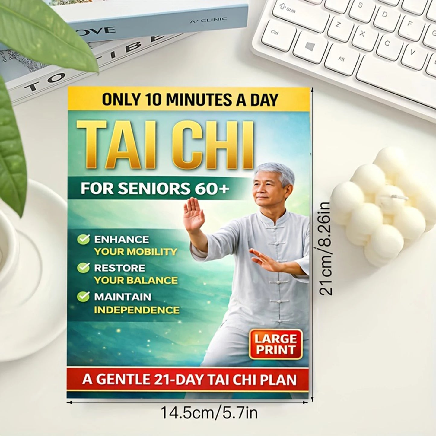 10-Minute Tai Chi Guidebook For Balance Training And Fall Prevention 21-Day Program