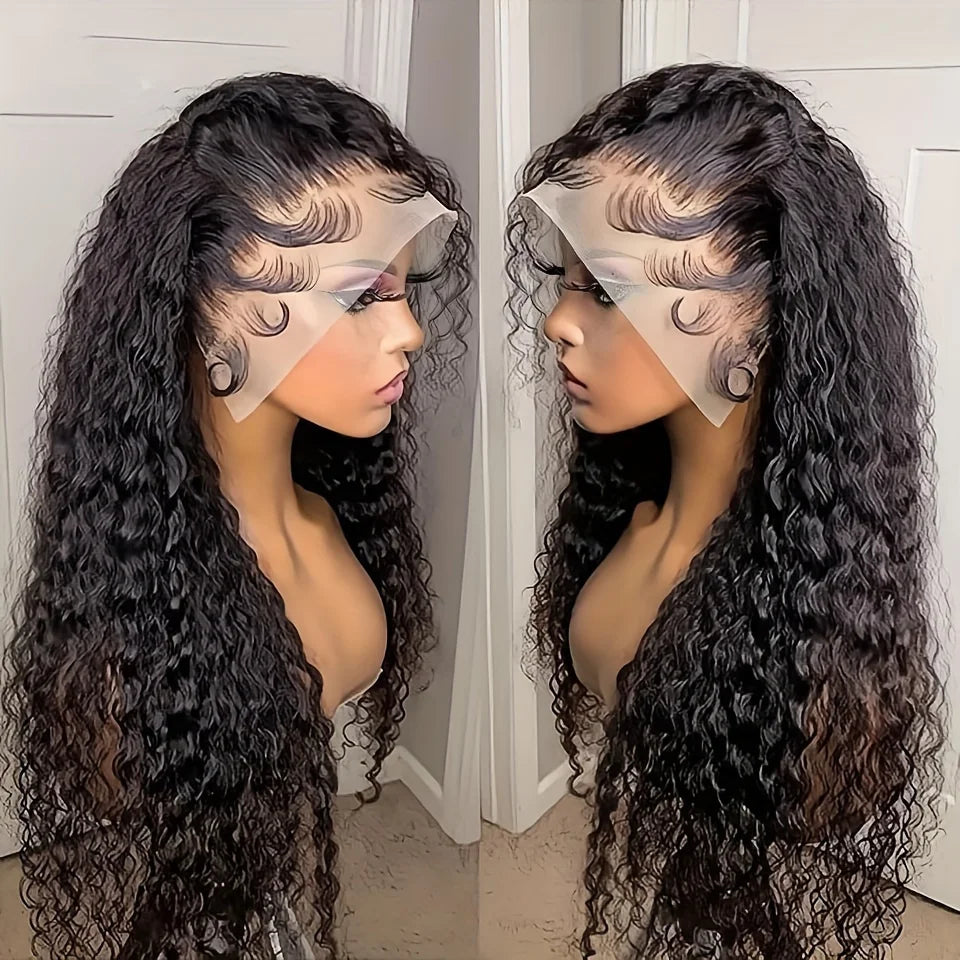 Full Range Lace Front Wigs Long Curly Wave Wig 4x4 5x5 Glueless Deep Wig 13x4 13x6 Lace Front Human Hair Wig 360 Full Lace Wig