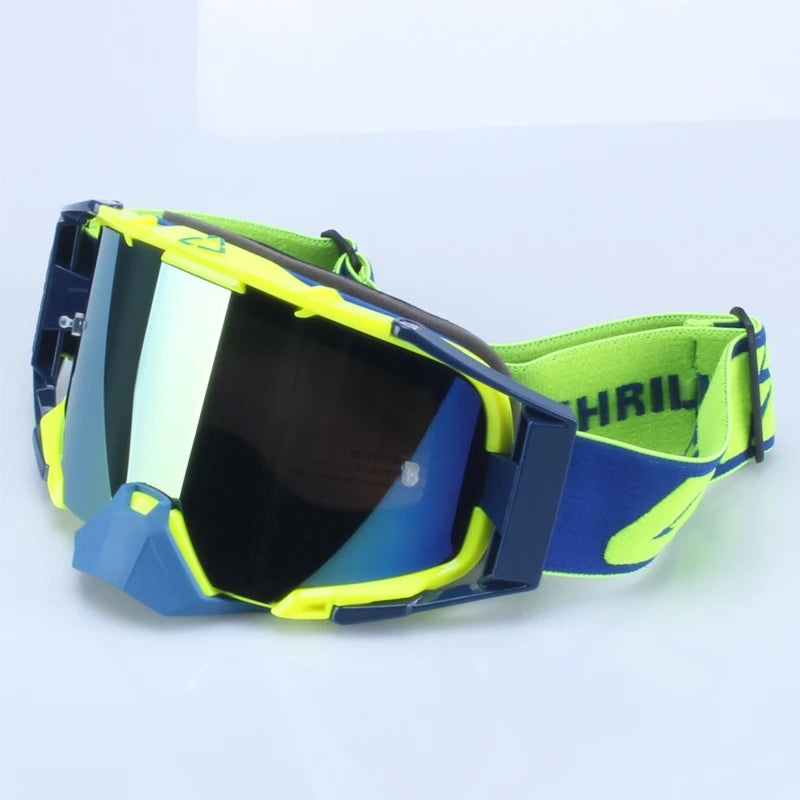 Men's Motocross Goggles 6.5 Double Layer Anti Fog Cycling Glasses Motorcycle Helmet Glasses Gafas Para Mask for Sports Outdoor