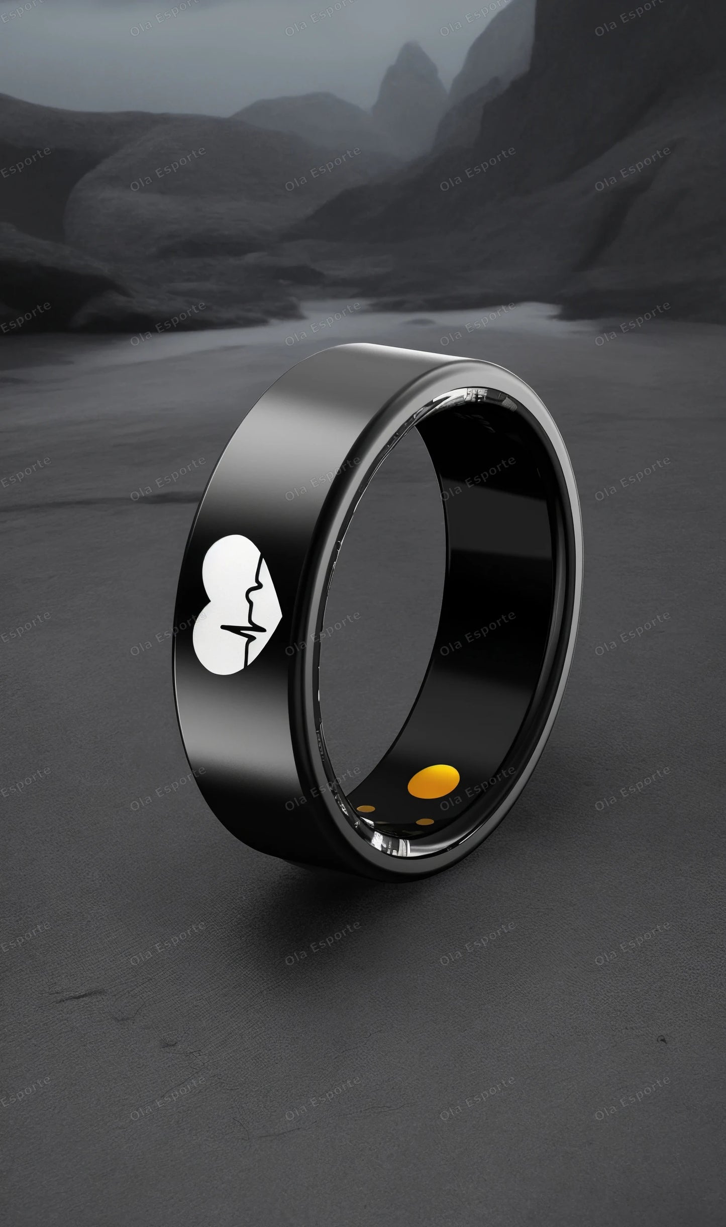 2026 New Smart Ring ECG Detection Blood Pressure,Heart Rate Ring,Body Temperature Monitor Waterproof GPS Tracking Men Women Ring
