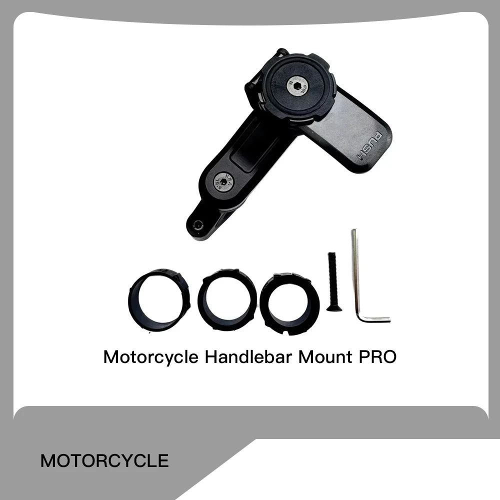 Motorcycle Handlebar Stem Fork Mount Holder Phone Mount Vibration Dampener MAG Universal Adaptors Wireless Charger Mirror Brake