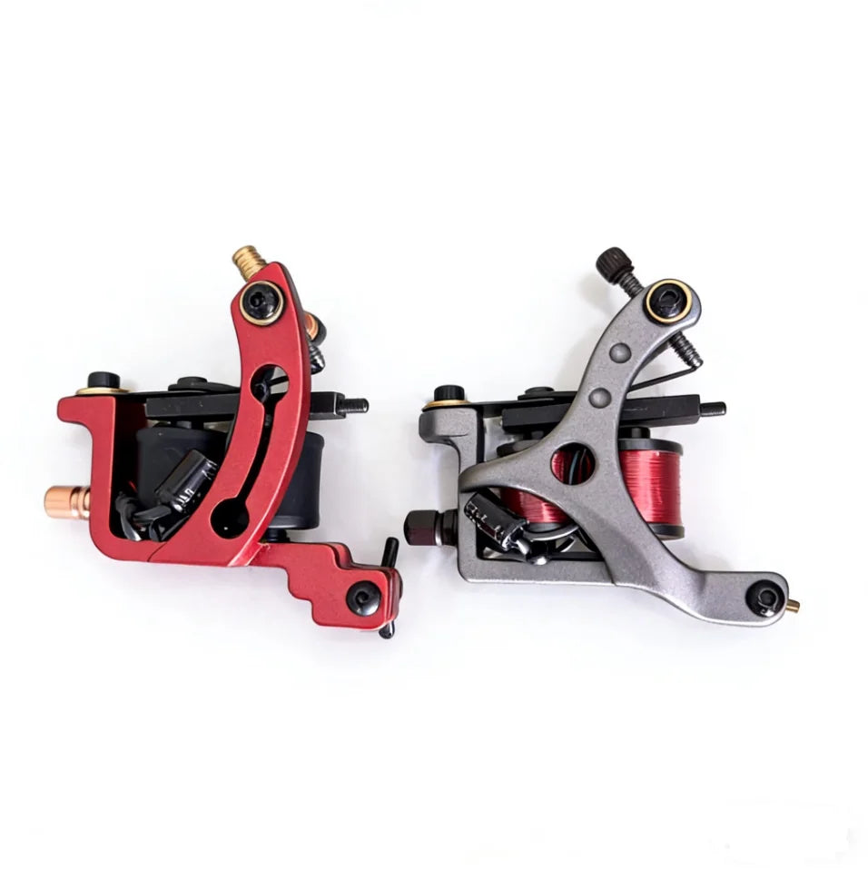 Special Price Handmade Tattoo Gun Wraps Coils Iron Frame Tattoo Machine Liner&Shader Beginner Tatu Gun For Tattoo Artist